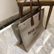 Borsa tote YSL Saint Laurent Rive Gauche grigia