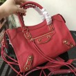 Borse Balenciaga Classic Metallic Edge City agnello