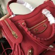 Borse Balenciaga Classic Metallic Edge City agnello