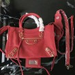 Borse Balenciaga Classic Metallic Edge City agnello