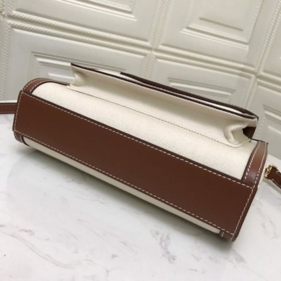 Borsa logo Burberry tasca in tela con marrone Dupe Perfetta Cloni Firmate Borsa logo Burberry tasca in tela con marrone imitazioni