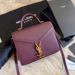 Cloni Firmate Claret borsa media Yand Saint Laurent Cassandra imitazioni