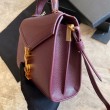Claret borsa media Yand Saint Laurent Cassandra