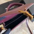 Claret borsa media Yand Saint Laurent Cassandra
