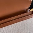 Imitazione YSL Saint Laurent Cassandra Monogram Clasp Bag Marrone