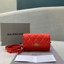 Cloni Firmate Marsupio Balenciaga Sharp XS Rosso imitazioni