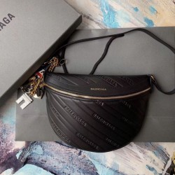 Cloni Firmate Marsupio Balenciaga Souvenirs ultra piccolo nero imitazioni