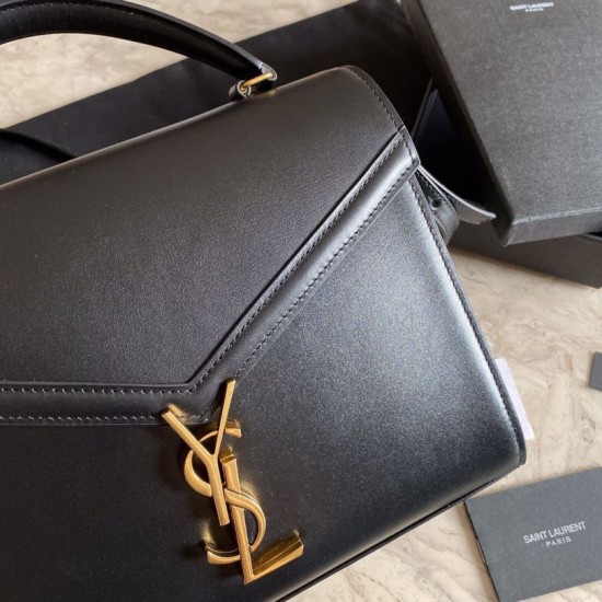 Cloni Firmate Borse Firmate Replica media Cassandra YSL Saint Laurent nera imitazioni