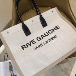 Borsa tote YSL Saint Laurent Rive Gauche Beige Dupe Perfetta Cloni Firmate Borsa tote YSL Saint Laurent Rive Gauche Beige imitazioni