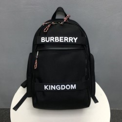 Cloni Firmate Zaino Buris Nevis grande dettaglio logo Burberry imitazioni