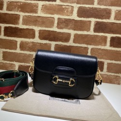 Replica Horsebit 1955 Mini Borsa 658574 Nera Griffate