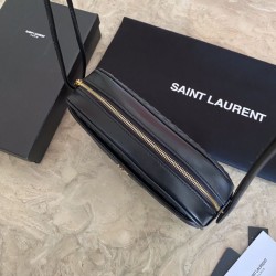 Dupe Borsa fotografica YSL Saint Laurent Victoire nera imitazioni perfette Replica Borsa fotografica YSL Saint Laurent Victoire nera Griffate
