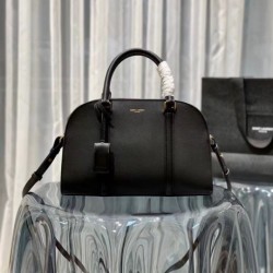 Replica YSL Saint Laurent Lock Borsone per bebè Nero Griffate