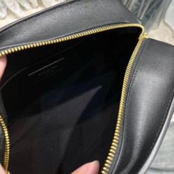 Dupe YSL Saint Laurent Lock Borsone per bebè Nero imitazioni perfette Replica YSL Saint Laurent Lock Borsone per bebè Nero Griffate