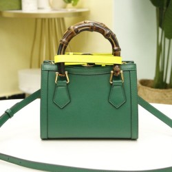 Dupe Diana Mini Tote Bag 655661 Verde imitazioni perfette Replica Diana Mini Tote Bag 655661 Verde Griffate