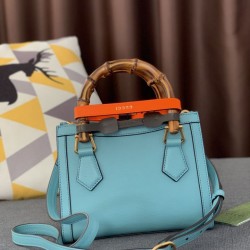 Dupe Borse Replica Diana Mini Tote 655661 Azzurro imitazioni perfette Replica Borse Diana Mini Tote 655661 Azzurro Griffate