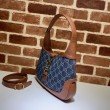 Borsa a tracolla Jackie 1961 piccola 636706 Marrone