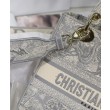 Borsa Christian Dior Medium Lady D-Lite grigia