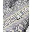 Borsa Christian Dior Saddle Original Oblique in tela ricamata grigia Borsa Christian Dior Saddle Original Oblique in tela ricamata grigia