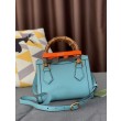 Borse Replica Diana Mini Tote ‎655661 Azzurro