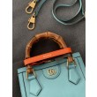 Borse Replica Diana Mini Tote ‎655661 Azzurro
