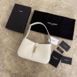 Borsa hobo YSL Saint Laurent Bianco
