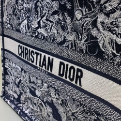 Replica Imitazione Christian Dior Book Tote blu scuro Griffate