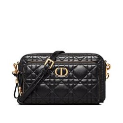 Replica Christian Dior Caro Double Pouch Griffate