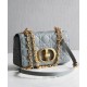 Replica Imitazione Christian Dior Borsa Dior Caro grigia Griffate
