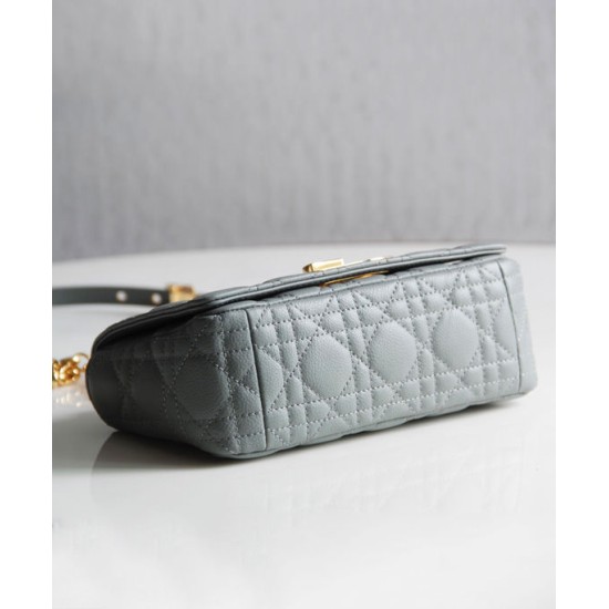 Replica Imitazione Christian Dior Borsa Dior Caro grigia Griffate