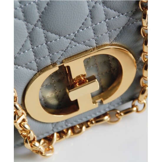 Replica Imitazione Christian Dior Borsa Dior Caro grigia Griffate