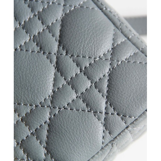 Replica Imitazione Christian Dior Borsa Dior Caro grigia Griffate