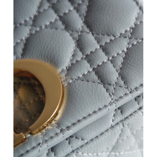 Replica Imitazione Christian Dior Borsa Dior Caro grigia Griffate