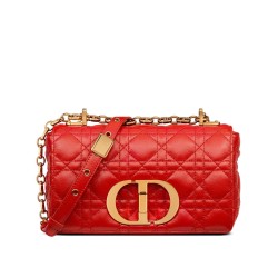 Imitazione Christian Dior Borsa Dior Caro piccola rossa