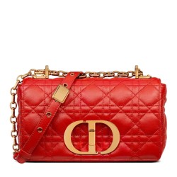 Replica Imitazione Christian Dior Borsa Dior Caro piccola rossa Griffate