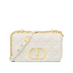 Christian Dior Borsa Dior Caro Bianca