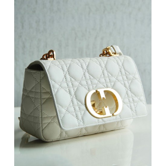 Replica Christian Dior Borsa Dior Caro Bianca Griffate