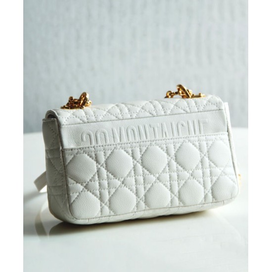 Replica Christian Dior Borsa Dior Caro Bianca Griffate
