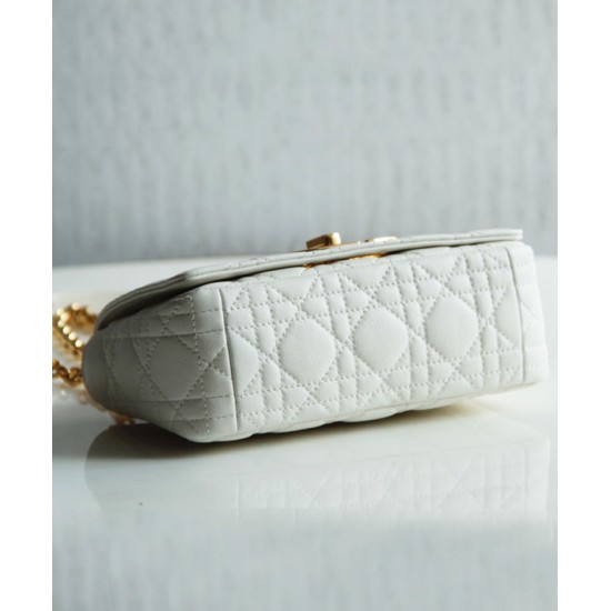 Replica Christian Dior Borsa Dior Caro Bianca Griffate