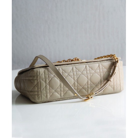 Replica Imitazione Christian Dior Borsa Dior Caro Large Albicocca Griffate