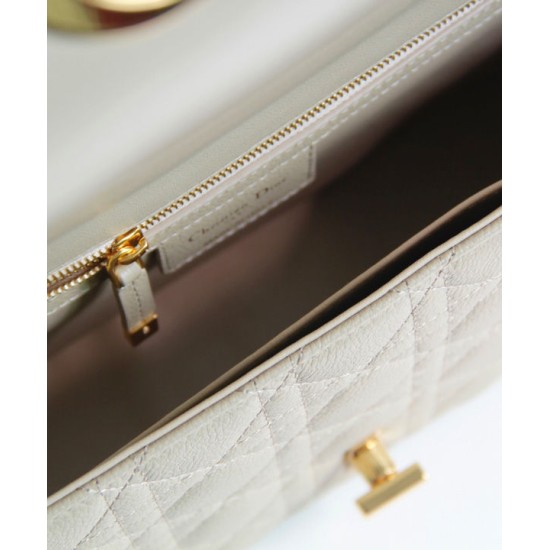 Replica Imitazione Christian Dior Borsa Dior Caro Large Albicocca Griffate