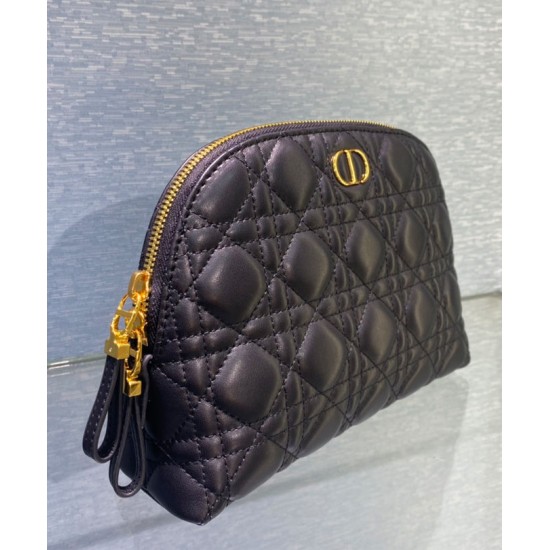 Replica Christian Dior Caro trousse nero Griffate