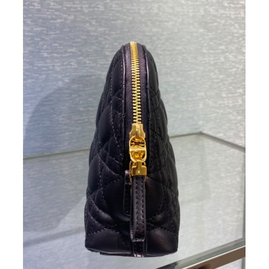 Replica Christian Dior Caro trousse nero Griffate