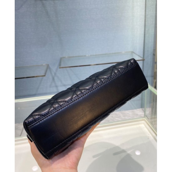 Replica Christian Dior Caro trousse nero Griffate
