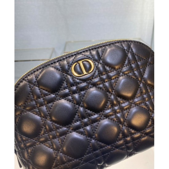 Replica Christian Dior Caro trousse nero Griffate