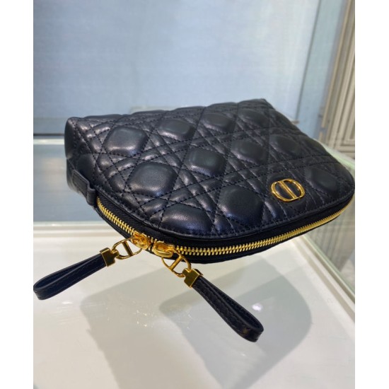 Replica Christian Dior Caro trousse nero Griffate
