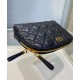 Replica Christian Dior Caro trousse nero Griffate