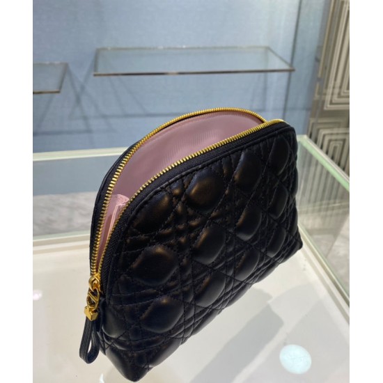 Replica Christian Dior Caro trousse nero Griffate