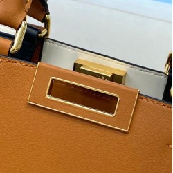 Dupe Borsa piccola Peekaboo X-Tote Light Coffee imitazioni perfette Replica Borsa piccola Peekaboo X-Tote Light Coffee Griffate