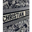 Imitazione Christian Dior Book Tote blu scuro